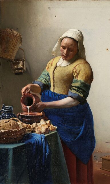 Johannes Vermeer The milkmaid